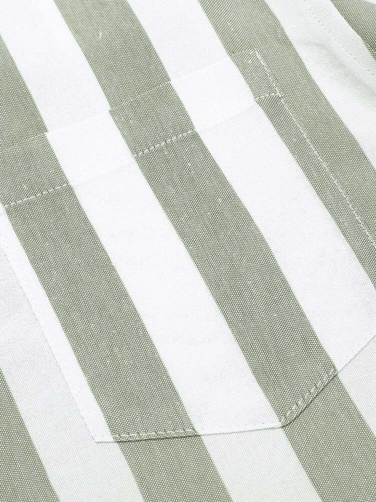 Casual Striped Button Up Shirts